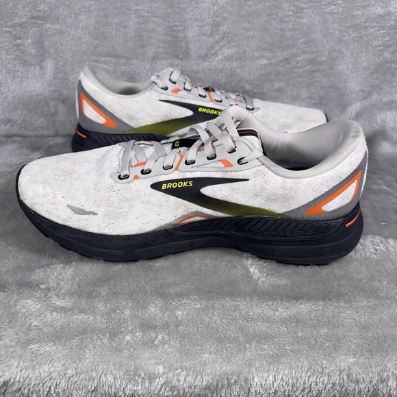 Brooks Adrenaline GTS 23 Men's 10.5 shoes white/orange athletic Running Sneakers - Picture 6 of 11